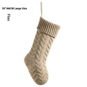 Layout Supplies Decorative Decorations Knitted Pendant Gift Bag Twist Large (Option: Linen)