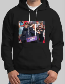 Men's Printed Hoodie (Option: S)