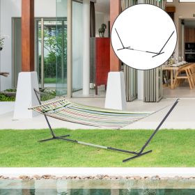 Universal Hammock Stand 10- Adjustable Stand Space-Saving and Portable Carrying for Indoor and Outdoor Use (Option: Black-1190x350x120 mm)