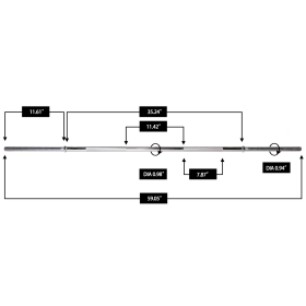 Only Self Pickup--Straight Screw Bar, This Barbell Can Hold Up To 250 Lbs And Fits Perfectly With Barbell Plates With 1 Centre Holes -with Star L (Option: Silvery)