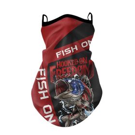 Full Face And Neck Protection Integrated Sun Mask (Option: Standard-Tears Carp)