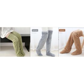 Winter Warm Cold Leg Knee Joint Cold-proof Stockings Home Floor Sleeping Socks (Option: Suit66)