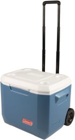 Coleman Portable Rolling Cooler | 50 Quart Xtreme 5 Day Cooler with Wheels | Wheeled Hard Cooler Keeps Ice Up to 5 Days (Color: MULTI)