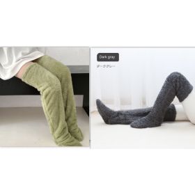 Winter Warm Cold Leg Knee Joint Cold-proof Stockings Home Floor Sleeping Socks (Option: Suit2)