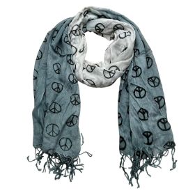 2pcs Understated Elegance Subtle Pattern Scarf Grey Printed Scarf,vacation,daily Life,evening Party,Office Appropriate Subtlety For Women Men (Option: 1pcs)