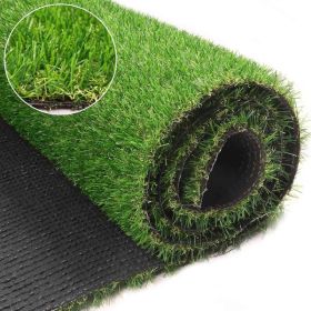6.5ft X 15ft Artificial Turf 0.8' Mat With Drainage Holes. Fake Grass With Rubber Backing, Economical And Ideal For Indoor & Outdoor Pet Areas, G (Option: 65ft15ft)