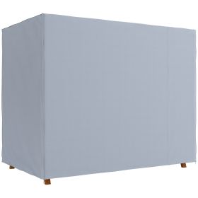 Outdoor Patio Hammock Porch Swing Cover with UV, Water, & Dust Fighting Material, 81" x 49" x 65", Dark Gray (Option: Dark Gray-410x310x100 mm)