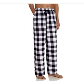 Women's Stretch Plaid Casual Pants With Pockets (Option: White-XXL)
