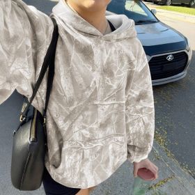 Hoodie Hot Sale Long Sleeve Jungle Maple Leaf Branches (Option: Color 1-6XL)