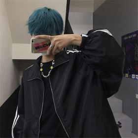 Women's Casual Sports Sun Protection Clothing (Option: Black-XL)