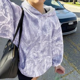 Hoodie Hot Sale Long Sleeve Jungle Maple Leaf Branches (Option: Color 7-M)